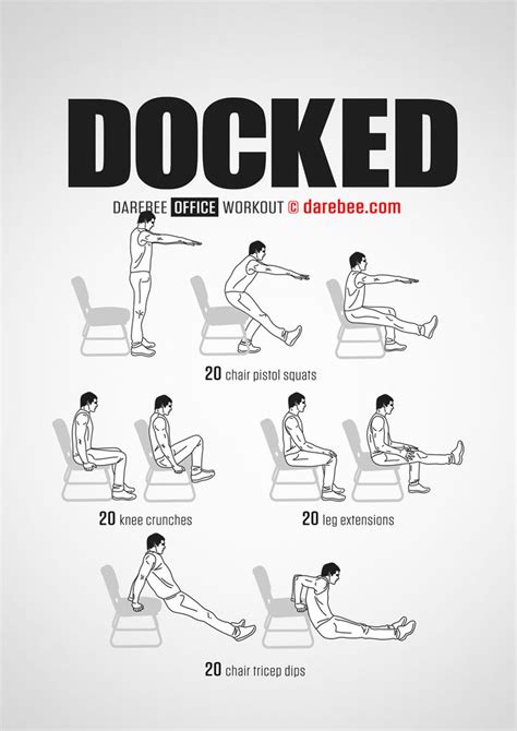 100 Office Workouts Office Exercise Workout Exercise