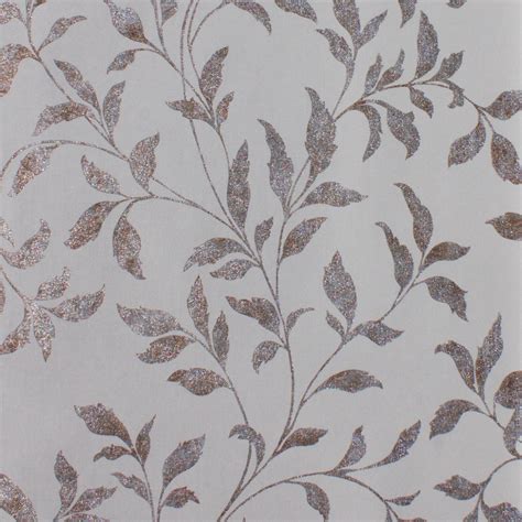 Metallic Wallpaper Cara Leaf Muriva 70156 Muriva