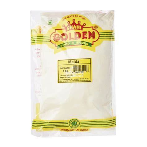 Because it's lighter, cheaper and requires less kneading (less cost) compared to atta (simple unprocessed milled wheat, or whole wheat flour). Shahi Golden Maida (Plain Flour) | NTUC FairPrice