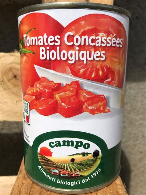 Tomates concassées 400gr bio à Lyon Rhône 69