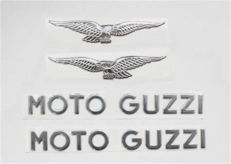 Motorcycle 3d Waterproof Eagle Sticker Moto Guzzi Decals Silver Color
