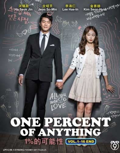 This is great because it means it's the hero of the show who will have to rise to be worthy of her. One Percent of Anything (DVD) (2016) Korean TV Series | Ep ...