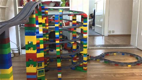 Lego Duplo Train Roller Coaster 6 Levels Youtube