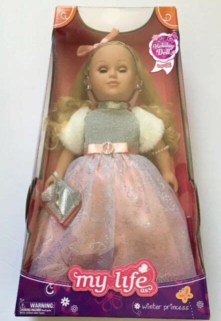 My Life As Winter Princess Holiday Doll 18 Poseable Pink Sparkle Dress