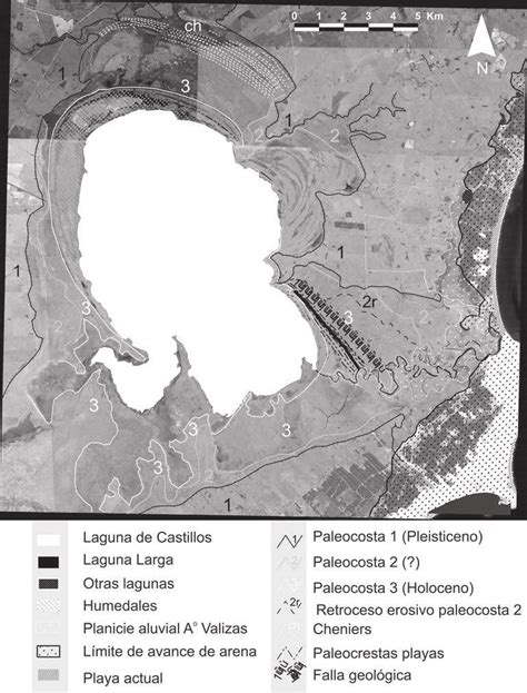figura carta geomorfológica de la laguna de castillos y zonas download scientific diagram