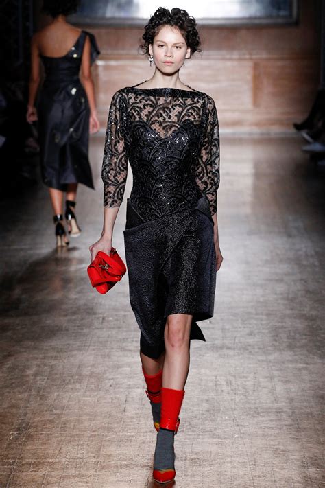 The famous designer brought her iconic collection of clothes to paris fashion week. Vivienne Westwood Fall 2016 Ready-to-Wear Collection - Vogue