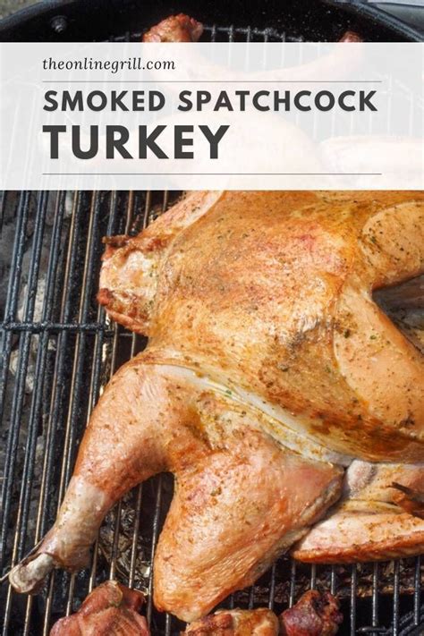 smoked butterflied spatchcock turkey recipe