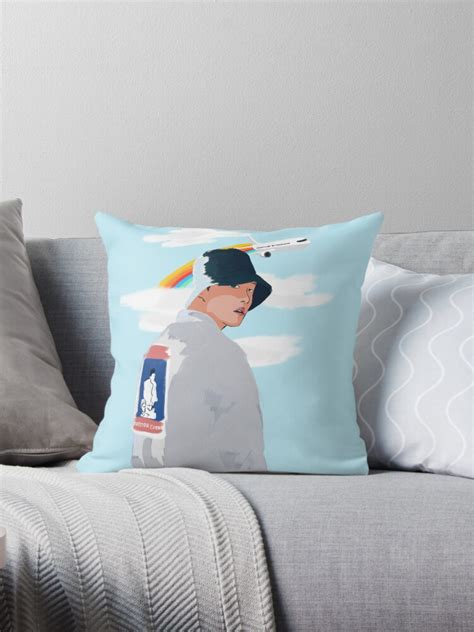 Jhope Airplane Throw Pillow By Yelloweffect Redbubble