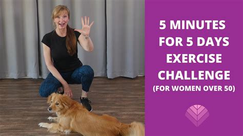 5 minutes for 5 days exercise challenge fitness for women over 50 revolutionfitlv