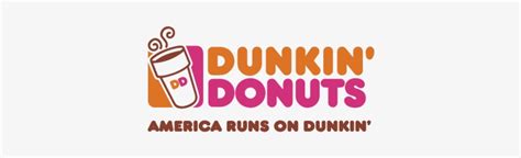 Dunkin Donuts Logo Dunkin Donuts America Runs On Dunkin Logo Free