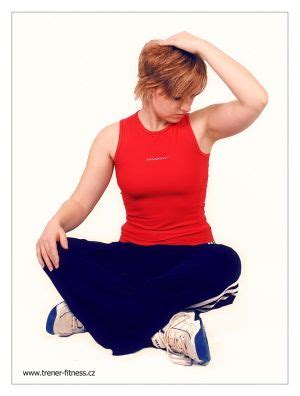 ŽENA-IN - Fotoseriál cvičení - uvolnění svalů v oblasti krku