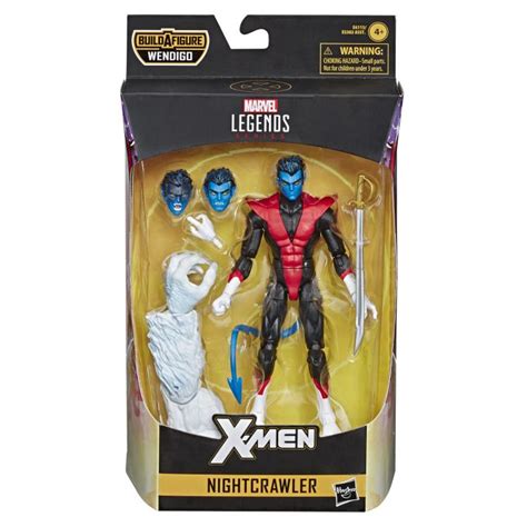 X Men Marvel Legends Nightcrawler Wendigo Baf