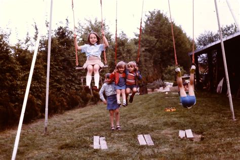 Playground In The 70s Thank Heavens They Still Have The Swing Set