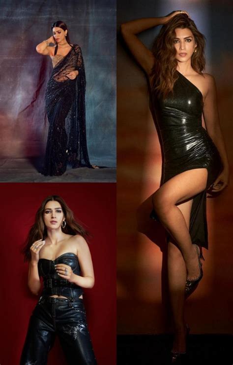 Kriti Sanon Is A Stunner In All Black Outfits