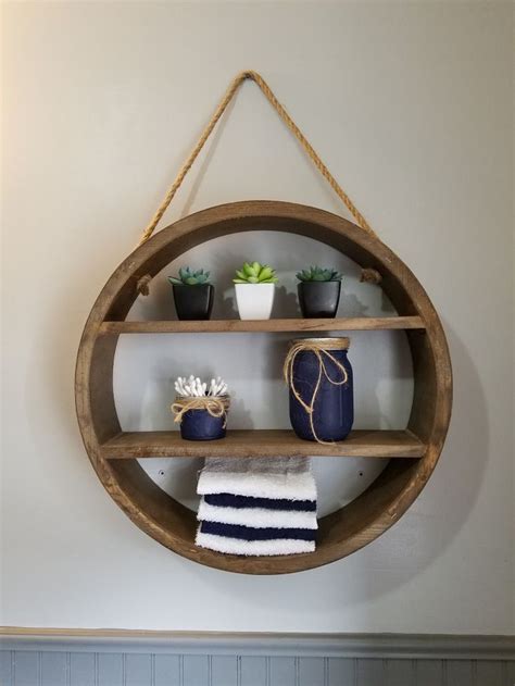 Bay antique brass circle wall shelf. My Big Lots shelf (With images) | Big lots decor, Wall ...