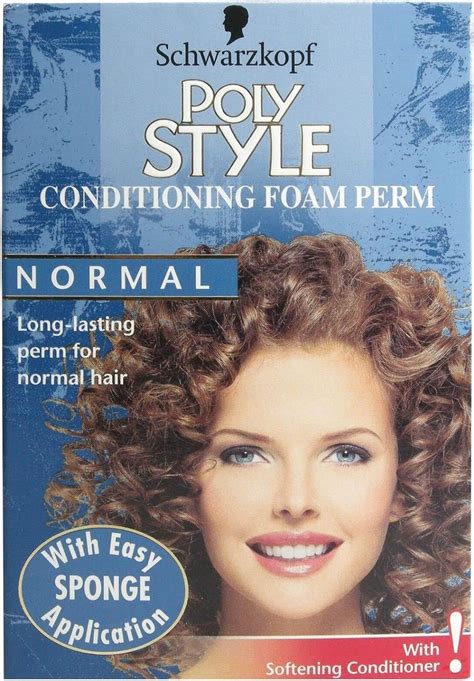 Schwarzkopf Poly Style Conditioning Foam Perm For Normal Hair Amazon