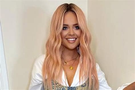 emily atack sends fans wild in sexy snaps as she ditches trademark blonde hair the irish sun