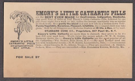 Find deals on products in womens shops on amazon. Emory's Little Cathartic Pills NYC trade card 1880s reindeer in snow
