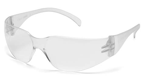 Mini Intruder Safety Glasses Clear Lens Frame