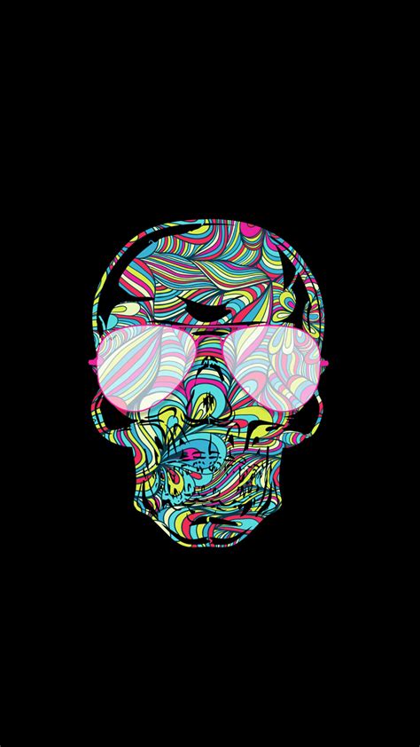 Neon Skull Wallpapers 4k Hd Neon Skull Backgrounds On Wallpaperbat