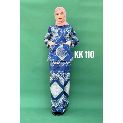 Baju Kurung Kedah Berpoket Shopee Malaysia