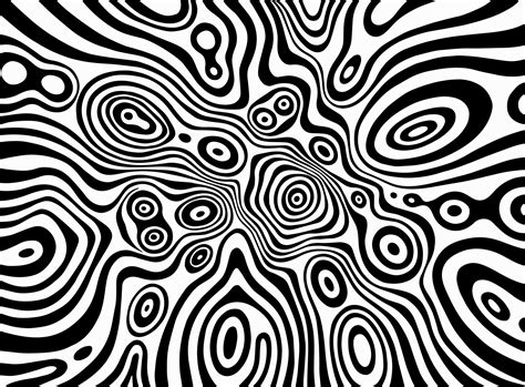 Primal Scream Trippy Stripes Pattern Details By Monochromier On
