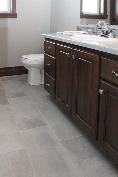 Add A Touch Of Class With These 12 Bathrooms With Grey Tile Floors Ideas