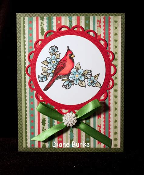 Cardinal Card Diane Burke 2013 Handmade Greetings Greeting Cards