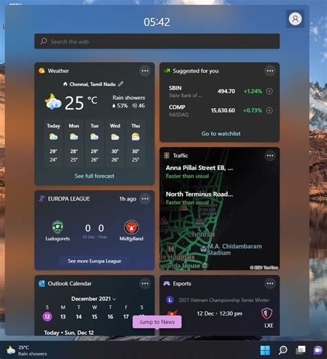 Closer Look At New Weather Widget For Windows Taskbar Loret Oscar