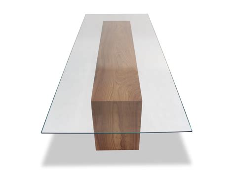Glass Top & Solid Wood Dining Table in 2020 | Glass dining ... Shop allmodern for modern and contemporary glass rectangle coffee tables to match your style and budget.
