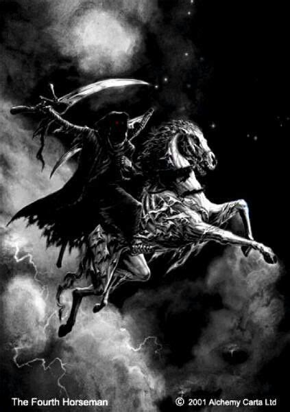 The Fourth Horseman ~ Alchemy Gothic Grim Reaper Art Alchemy Gothic