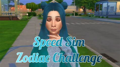 Speed Sim De Acuario Zodiac🐟 Los Sims 4 Reto Del Zodiaco Youtube