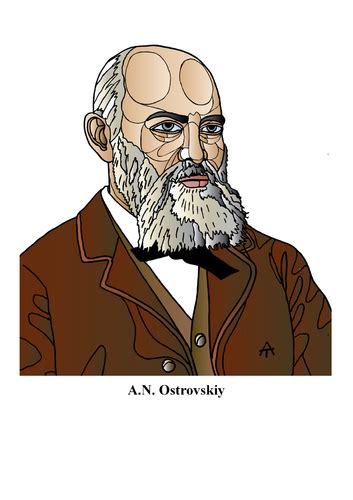 Ostrovskiy Von Alexei Talimonov Berühmte Personen Cartoon Toonpool