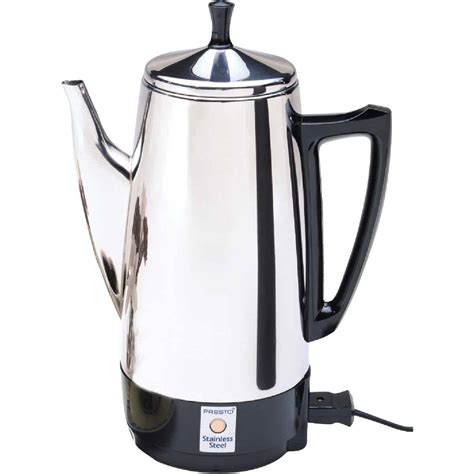 Exclusive Design Presto 2 To 12 Cup Stainless Steel Electric Coffee Percolator Don T Miss Out On