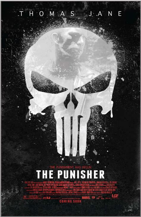 The Punisher Illustrated Fan Art Movie Poster  Grafik 820 ×