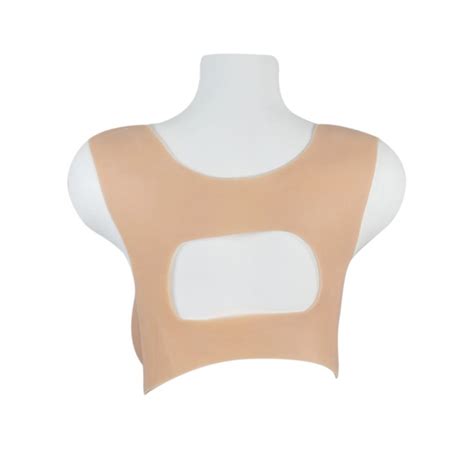 Summer Back Hollow Out Silicone Breast Plate Super X Studio