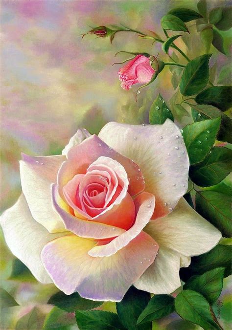 Realistic Rose Painting At Explore Collection Of