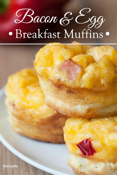 Bacon And Egg Breakfast Muffins