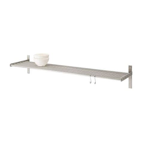 Great selection of stainless steel wall shelving from brands like danver, john boos, aero, stainless craft, whitehaus, cannonware. GRUNDTAL Wall shelf - 31 1/2 " - IKEA