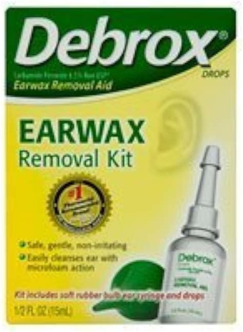 Debrox Earwax Removal Kit 05 Oz 4 Pack Amazonfr Hygiène Et Santé