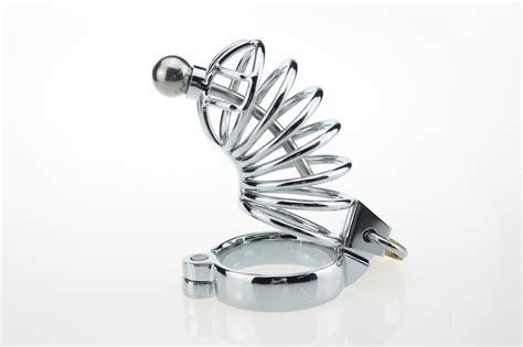 Male Chastity Device With Toy Male Chastity Belt Cage With