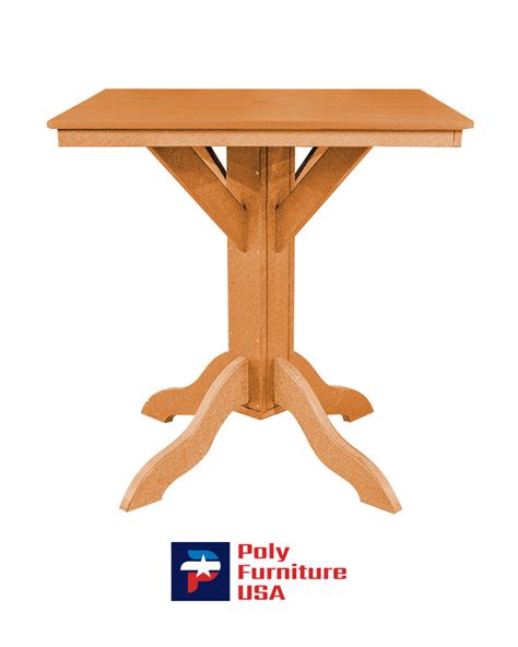Square Bar Height Table Poly Furniture Usa Wholesale