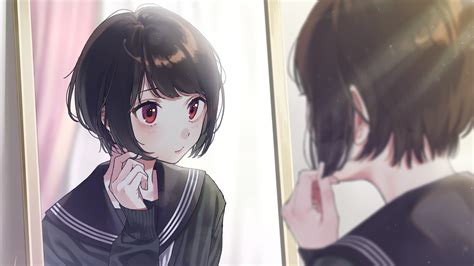 Anime Girl Mirror