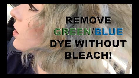 Couple weeks later after a 6 inch haircut i have puke green hair from ears down thought about going to get a pure red color but scared i might make things worse?? remove faded green/blue dye from hair without bleach ...