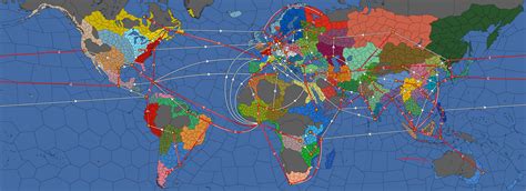 Map Of Trade Nodes Toward The English Channel This Is My Attempt At