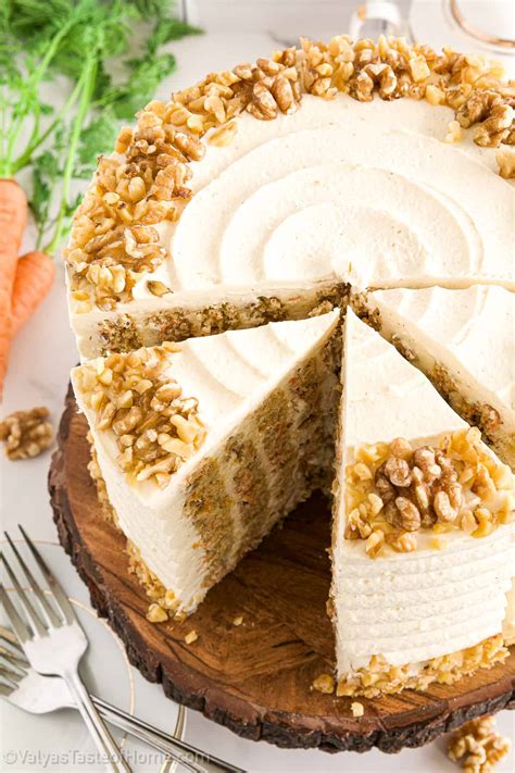 The Easiest Carrot Walnut Cake Moist And Fluffy