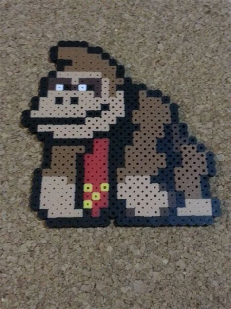 Donkey Kong Bead Sprite Super Smash Brothers By DCBPerlerSprites
