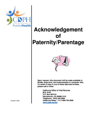 Therefore, the receptionist cannot answer questions about. Acknowledgement Of Paternity Aop Form Canada - Fill Online ...