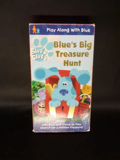 NICK JR BLUES Clues Big Treasure Hunt VHS Video Tape VTG Nickelodeon