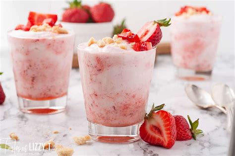 Strawberry Fool Creamy Dessert Recipe Tastes Of Lizzy T